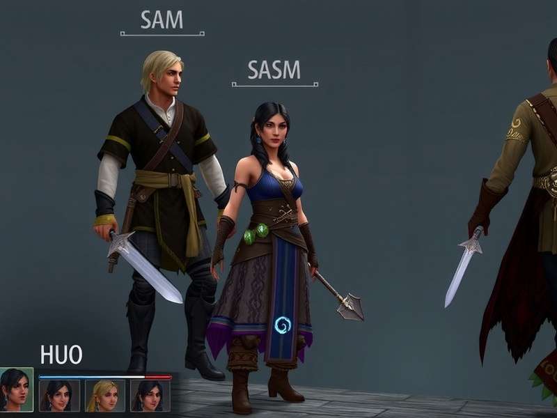 Tower of Fantasy Characters Collage