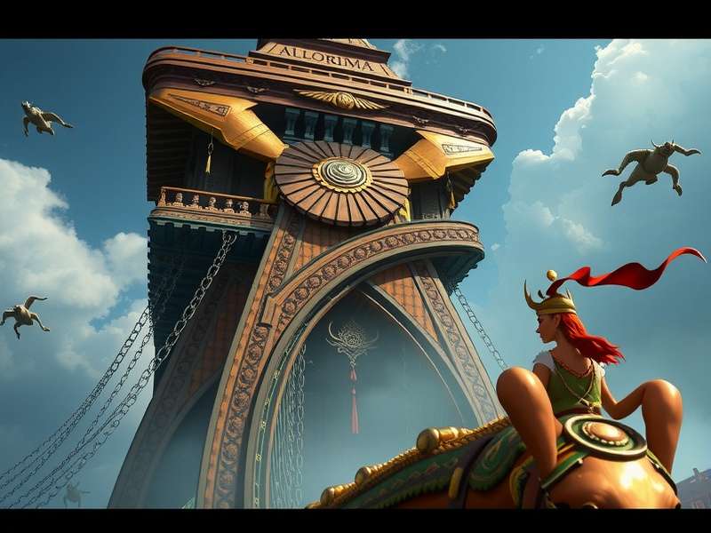 Tower of Fantasy ट्रेलर स्क्रीनशॉट - ओपन वर्ल्ड दृश्य