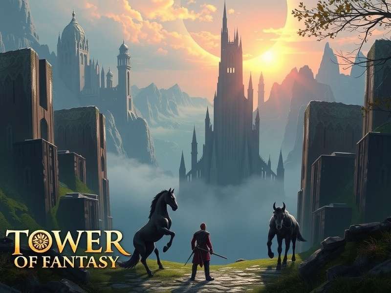 PC पर Tower of Fantasy गेमप्ले दृश्य