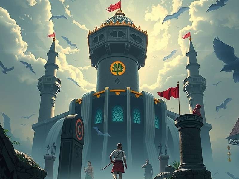 Tower of Fantasy गेमप्ले स्क्रीनशॉट - खुले विश्व का दृश्य