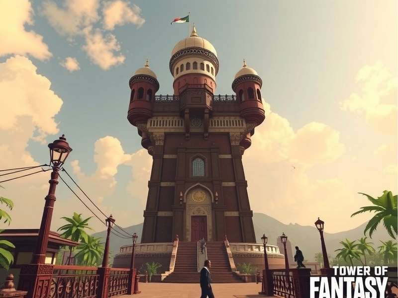 Tower of Fantasy PS5 गेमप्ले इंटरफ़ेस और HUD