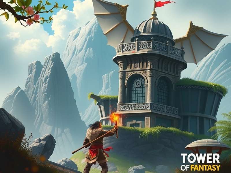 टावर ऑफ फैंटेसी गेमप्ले स्क्रीनशॉट - कैरेक्टर और ओपन वर्ल्ड