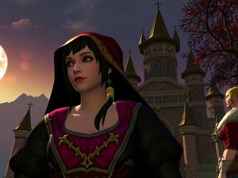 Tower of Fantasy futuristic open world landscape with floating islands and characters