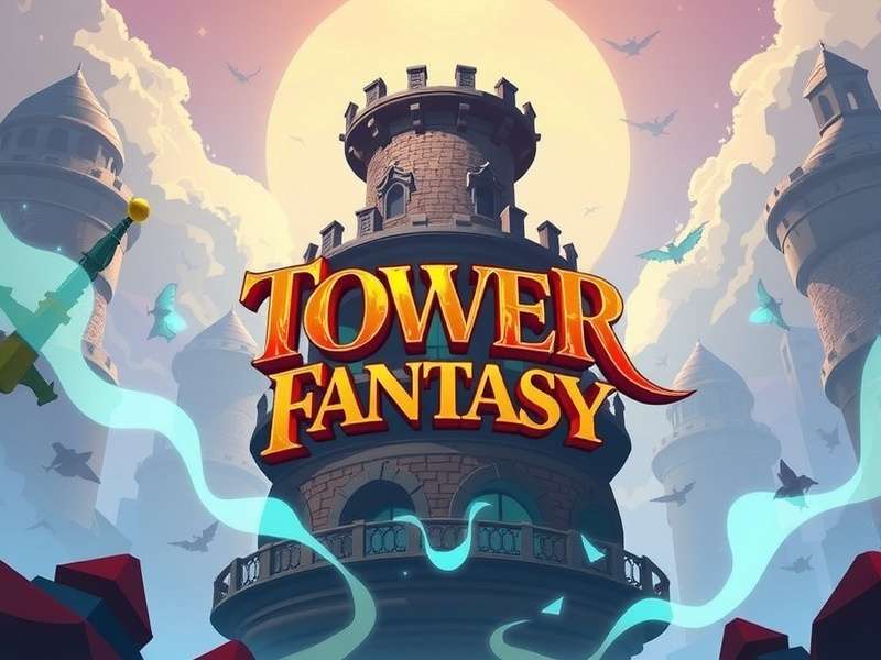 Tower of Fantasy landscape showing ruins and glowing flora