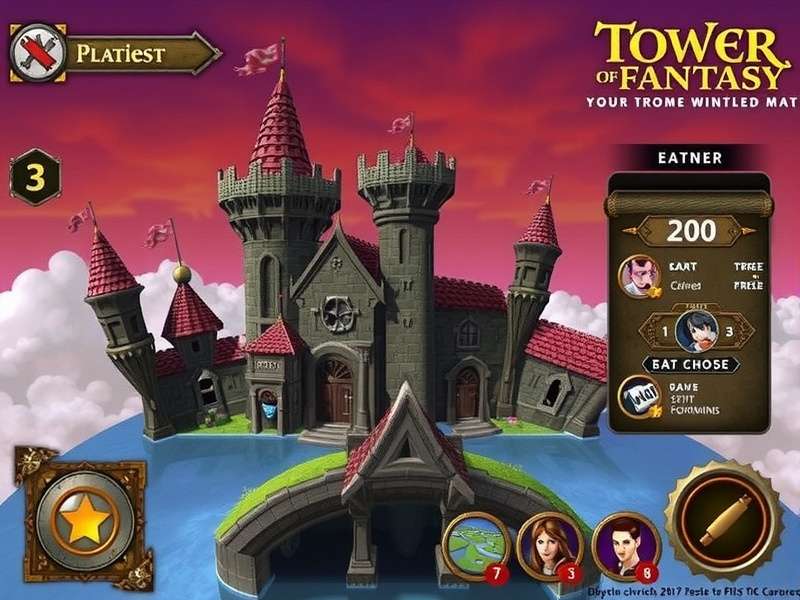 Collection of Tower of Fantasy weapons including swords, guns, and futuristic blades