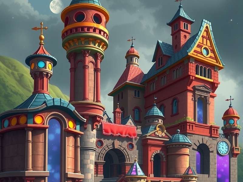 Panoramic view of Tower of Fantasy City Mirroria showing neon skyscrapers and flying vehicles