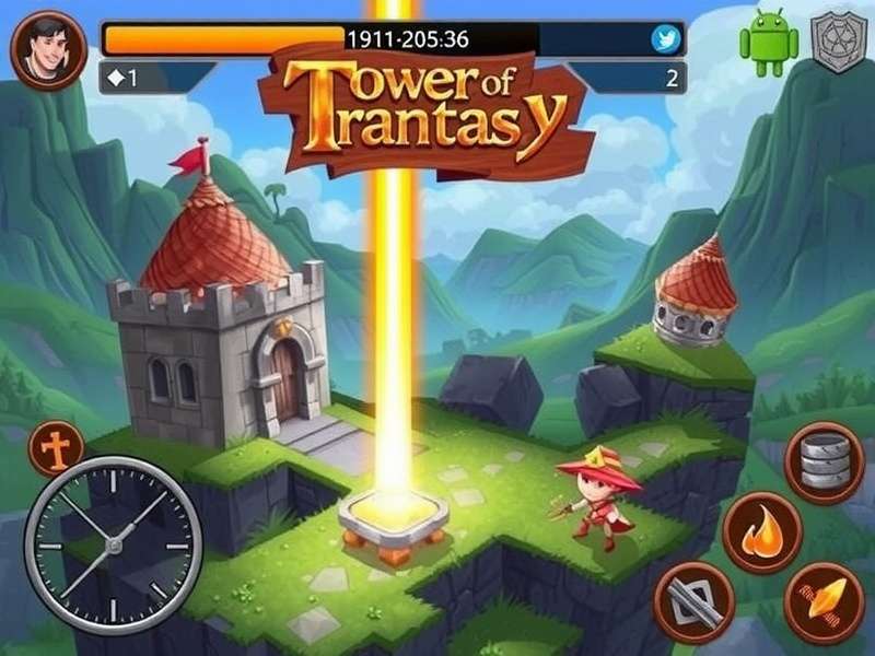 Tower of Fantasy gameplay on an Android smartphone in an Indian setting