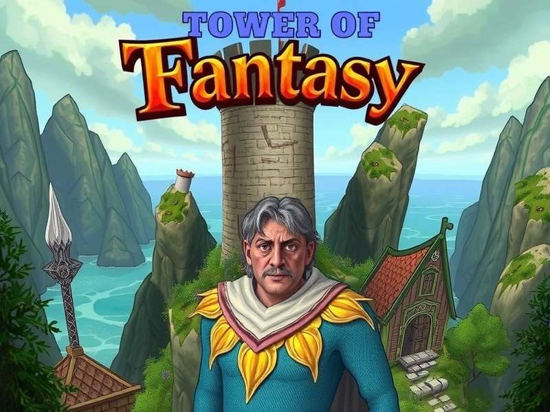 Tower of Fantasy PC gameplay screenshot showing character exploration