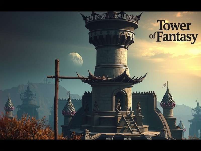 Tower of Fantasy Gameplay Walkthrough — Banner showing key characters and landscapes from the game