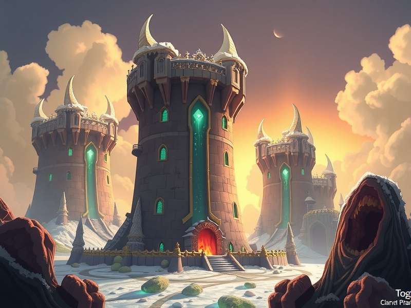 Tower Of Fantasy Installer Log – official guide banner showing game artwork and installation steps