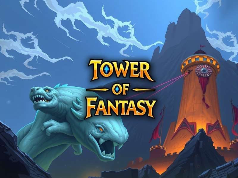 Tower Of Fantasy login guide banner for Indian players showing game artwork and login interface