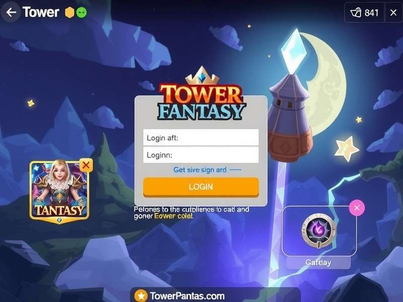 Tower Of Fantasy Login Mobile interface showing server selection for Indian players
