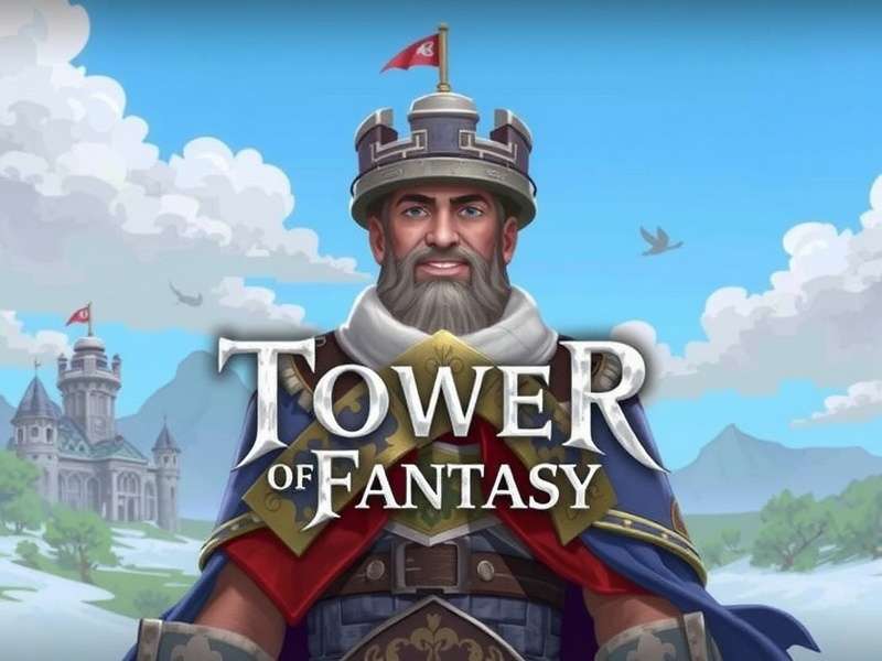Tower Of Fantasy Official — open world sci-fi anime RPG landscape with towering structures and neon lights