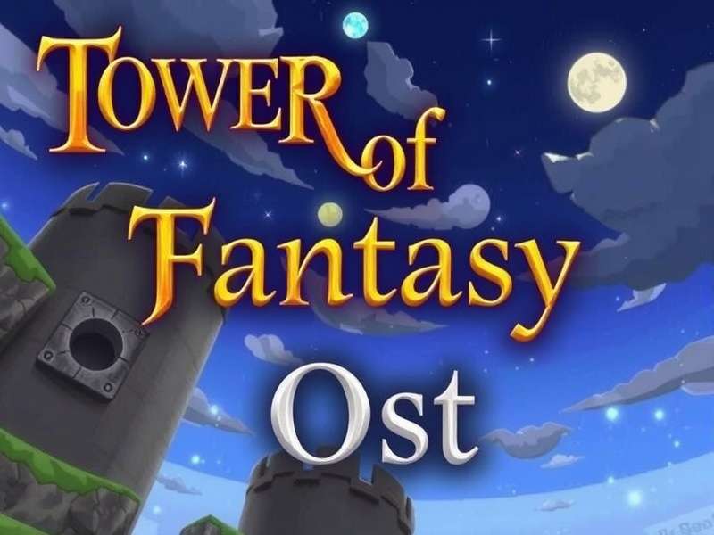 Tower of Fantasy OST abstract artwork showing musical waves and celestial themes