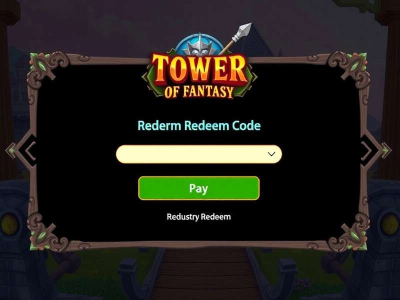 Tower of Fantasy redeem code activation screen showing rewards and in-game currency