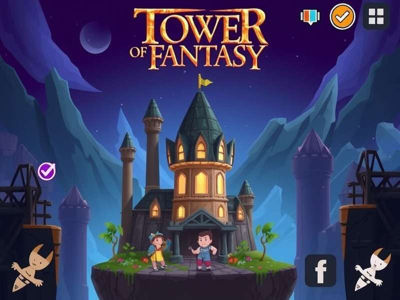Tower of Fantasy Mobile gameplay screenshot showing open world and character